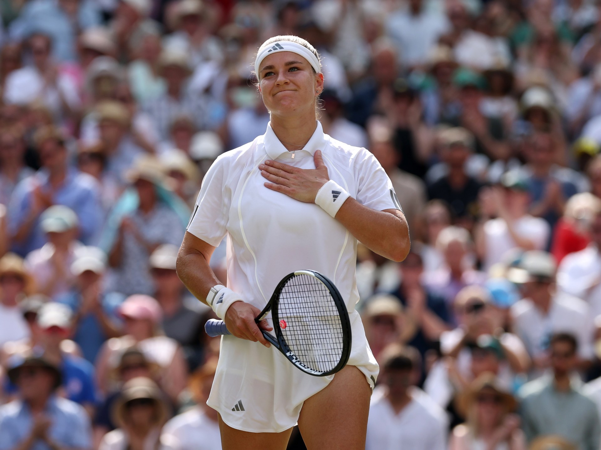 Muchova beats Gauff in tie-break thriller to reach first Wimbledon final