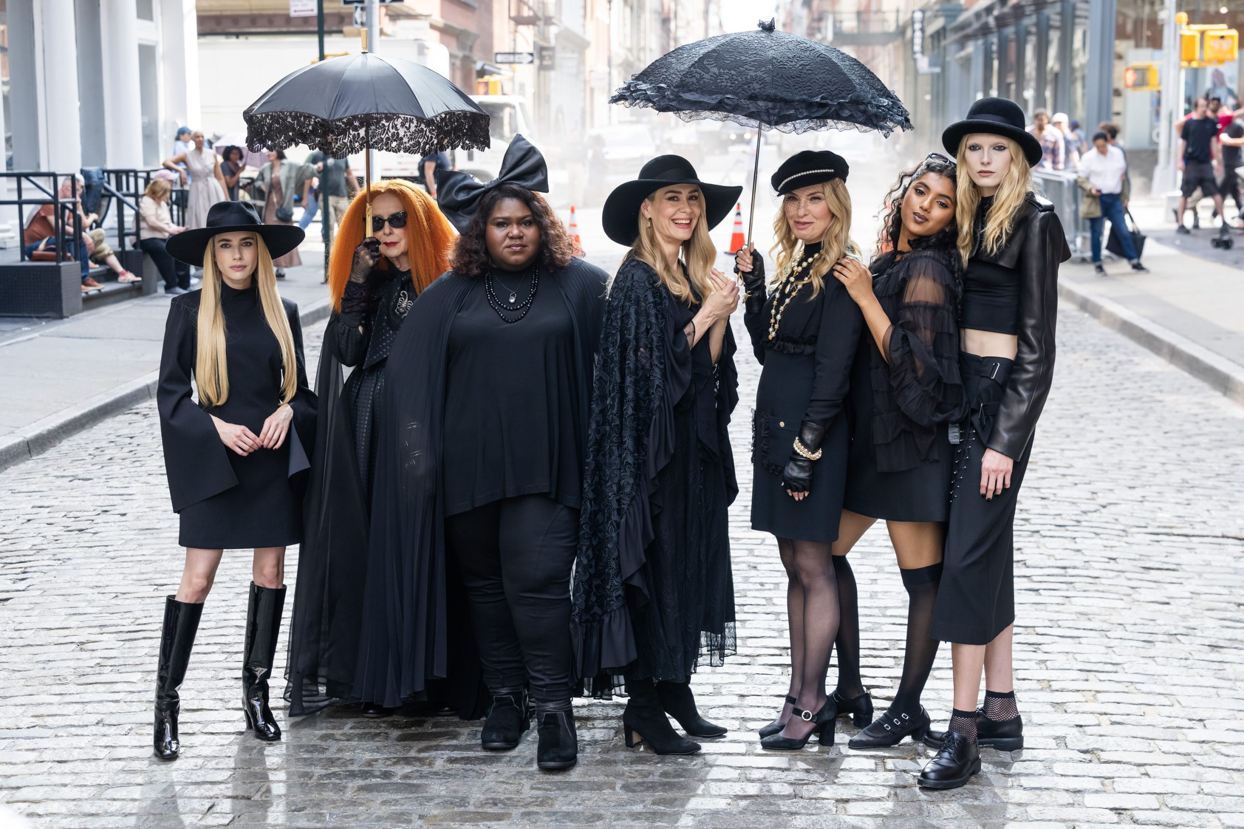 The Coven Is Back! ‘American Horror Story’ Season 13 Set Photos Reveal Sarah Paulson, Emma Roberts and More as Witches