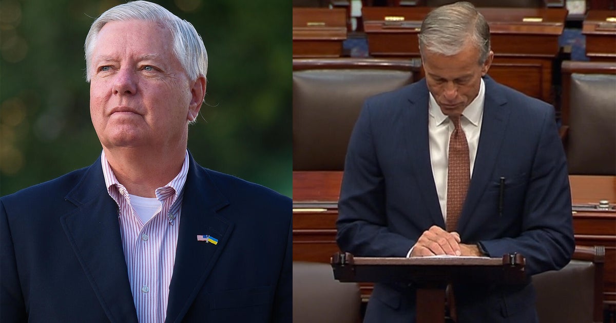 Watch: Thune gives emotional speech remembering Lindsey Graham