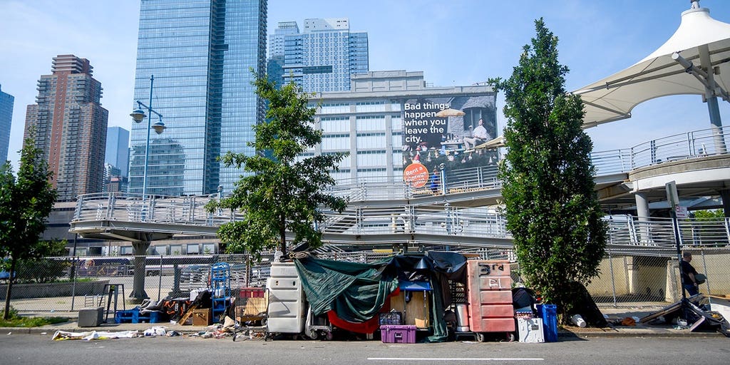 SEE IT: Massive NYC homeless encampment fuels backlash against Mamdani