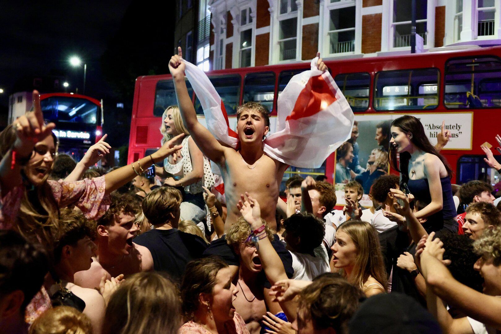 England fans revel in World Cup win over Norway