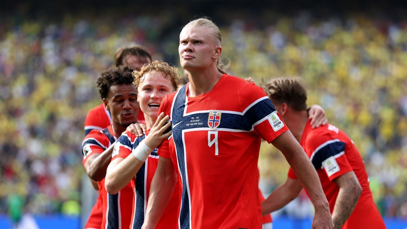 Haaland brings the thunder, strikes down Brazil as…