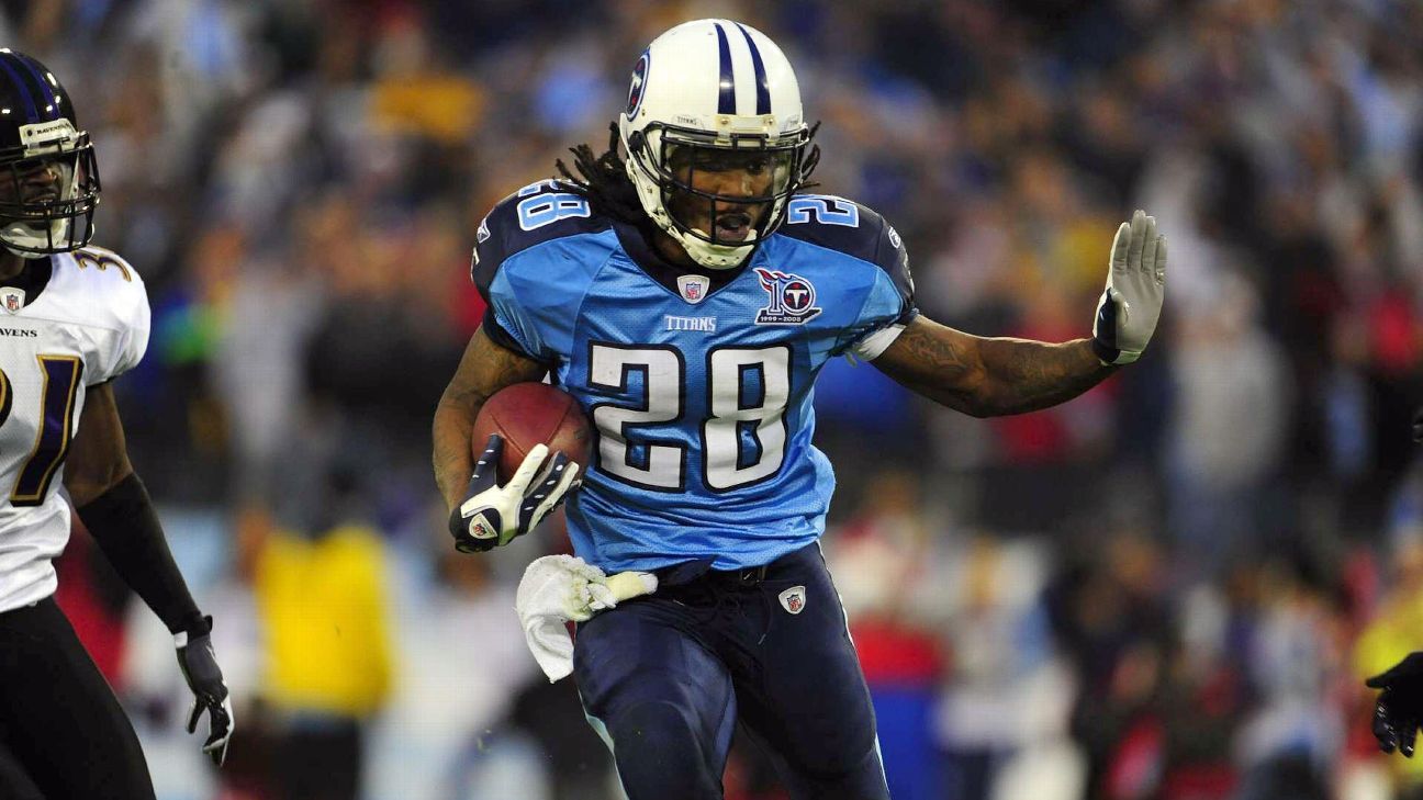 Titans to induct ex-RB Johnson in Ring of Honor