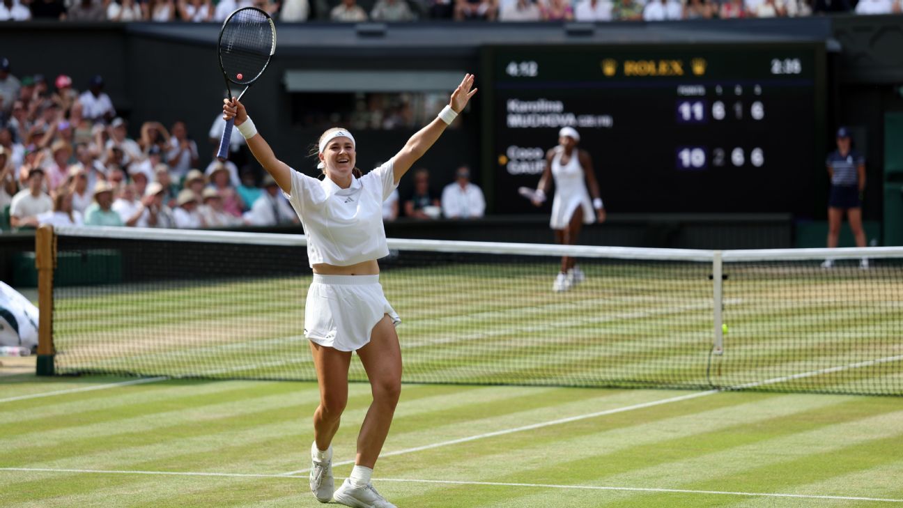 Muchova ends Gauff's run at Wimbledon in semis