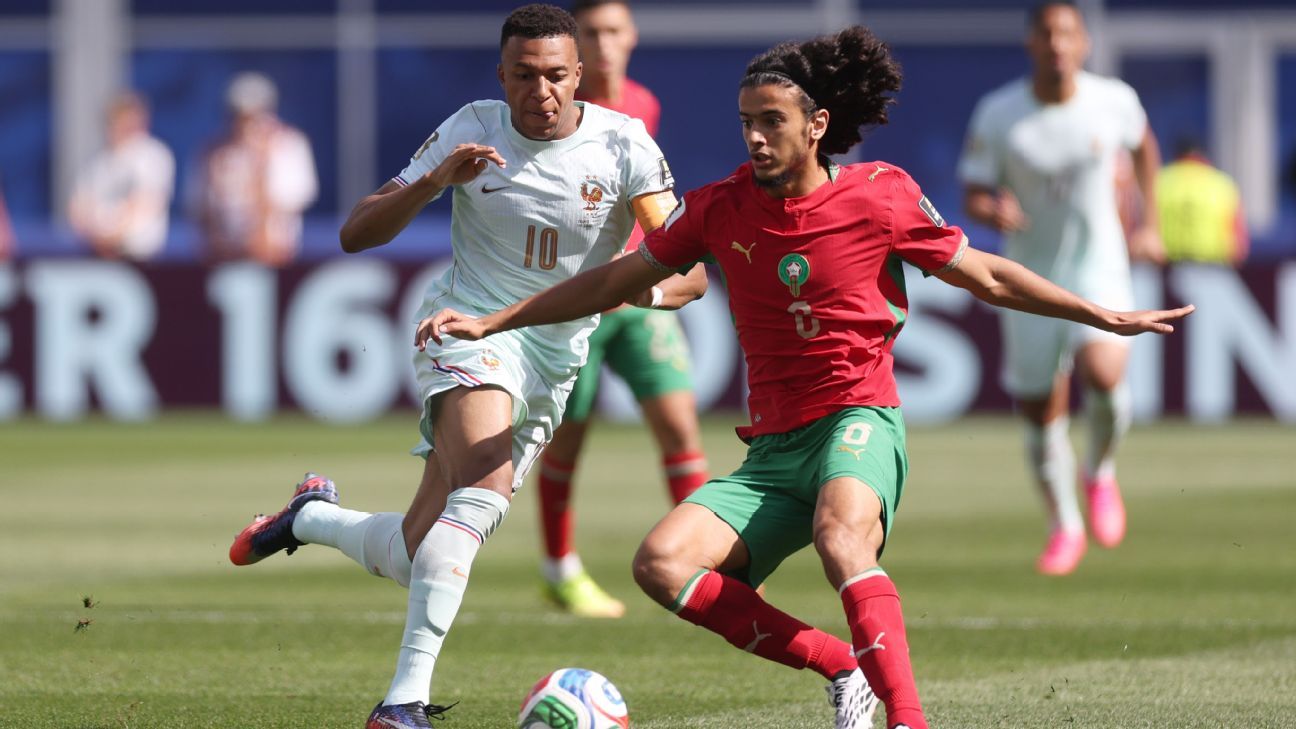 Follow live: France, Morocco scoreless as Mbappé d…