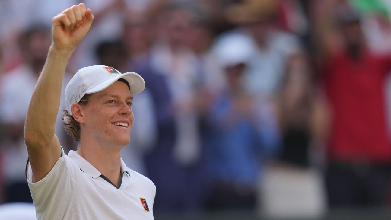 Sinner beats Djokovic, returns to Wimbledon final