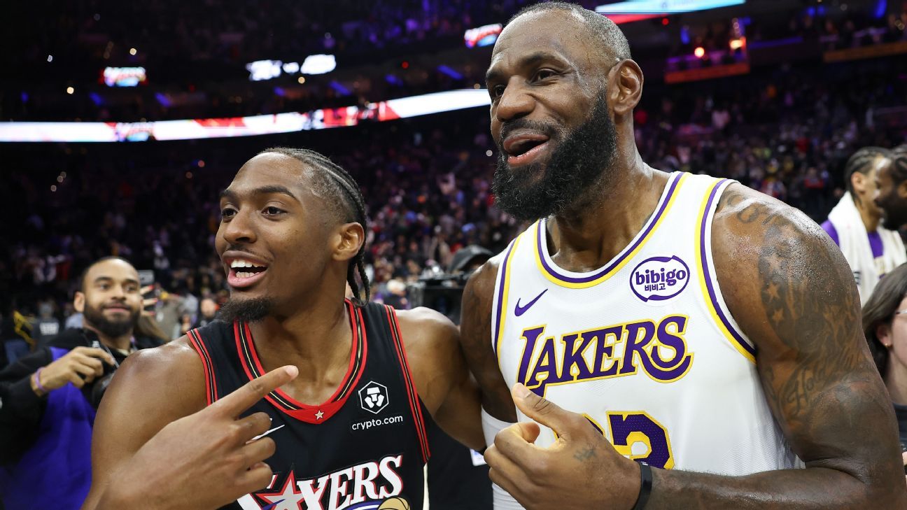 Sources: Maxey-led 76ers trio has talked to LeBron…