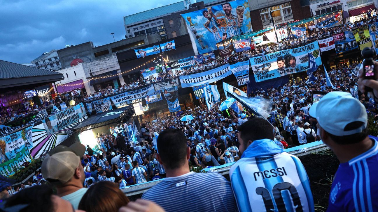 World Cup Daily live: Argentina fans take over Atl…
