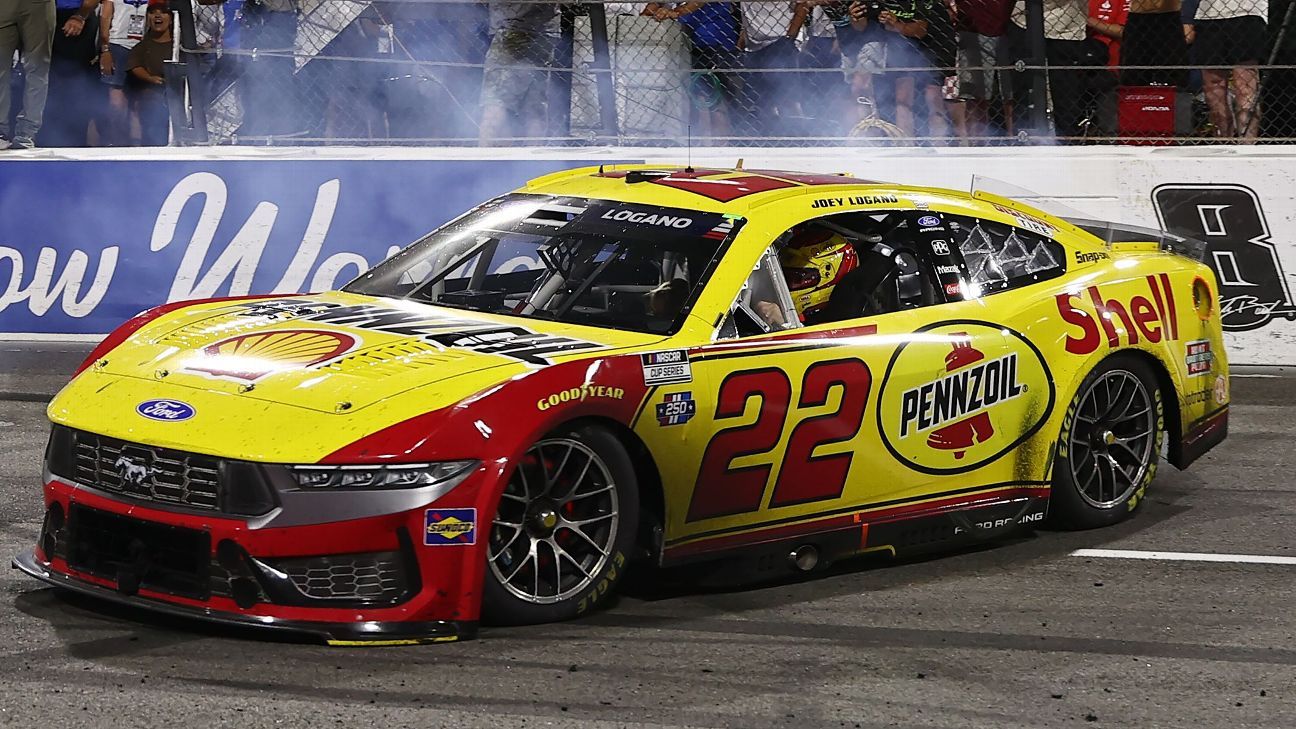 Logano races to first Cup Series victory of season…