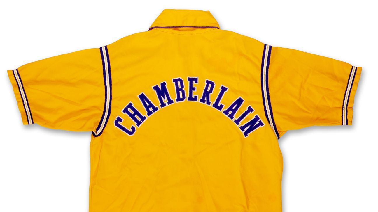 Wilt's warm-up jacket, Goodwill find, sells for $8…