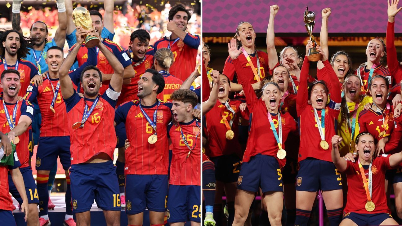 How Spain build historic dominance of both men's a…