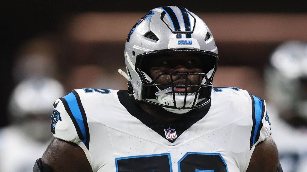 Panthers' Moton sidelined with blood clot in lung