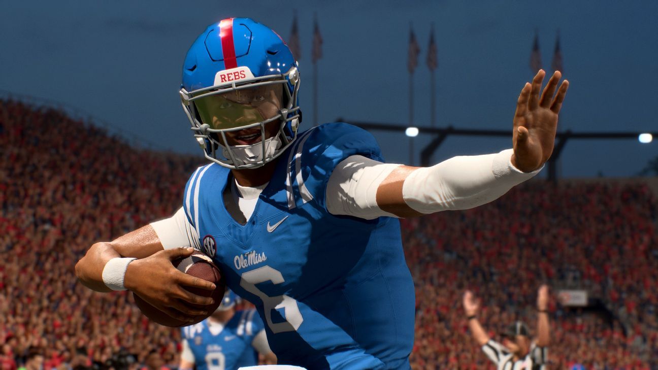 Simulating the season using EA Sports College Foot…
