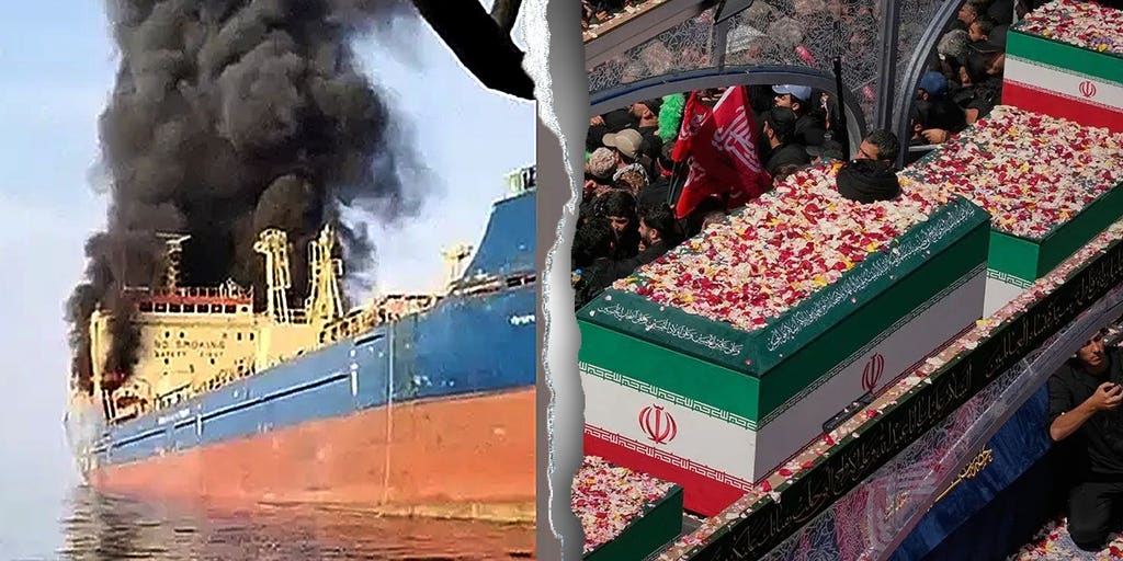 Iran attacks ships in Strait of Hormuz days after Trump gave Tehran 'a week off' for Khamenei funeral
