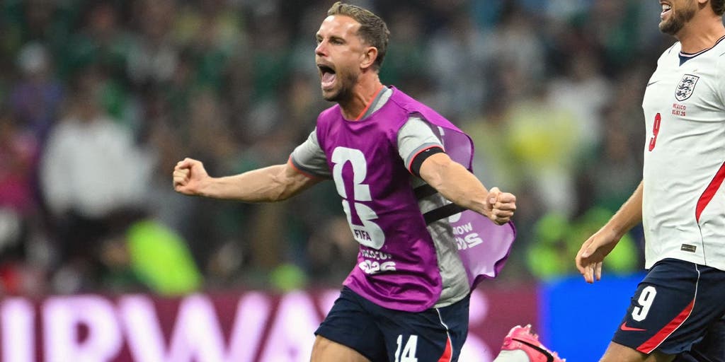 England's Jordan Henderson undergoes surgery after suffering fracture while celebrating win over Mexico