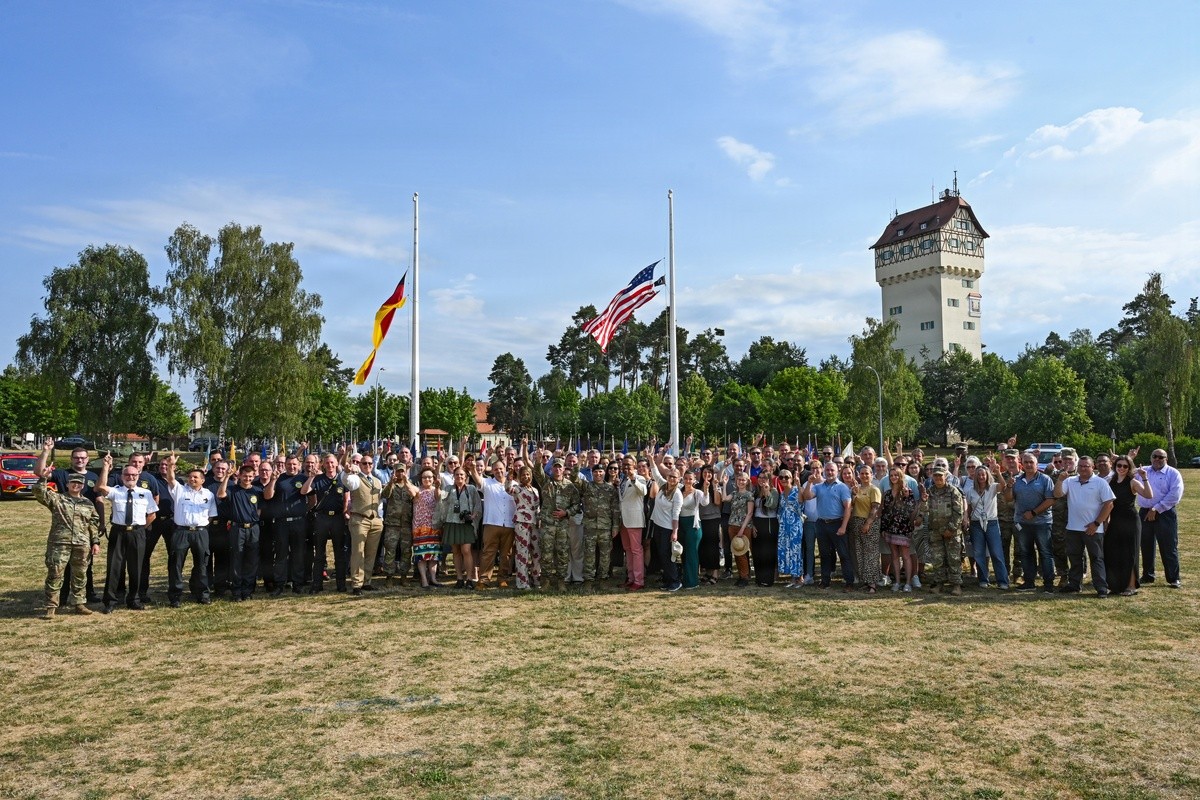USAG Bavaria fares Flanagan well, welcomes Drouin during change of command