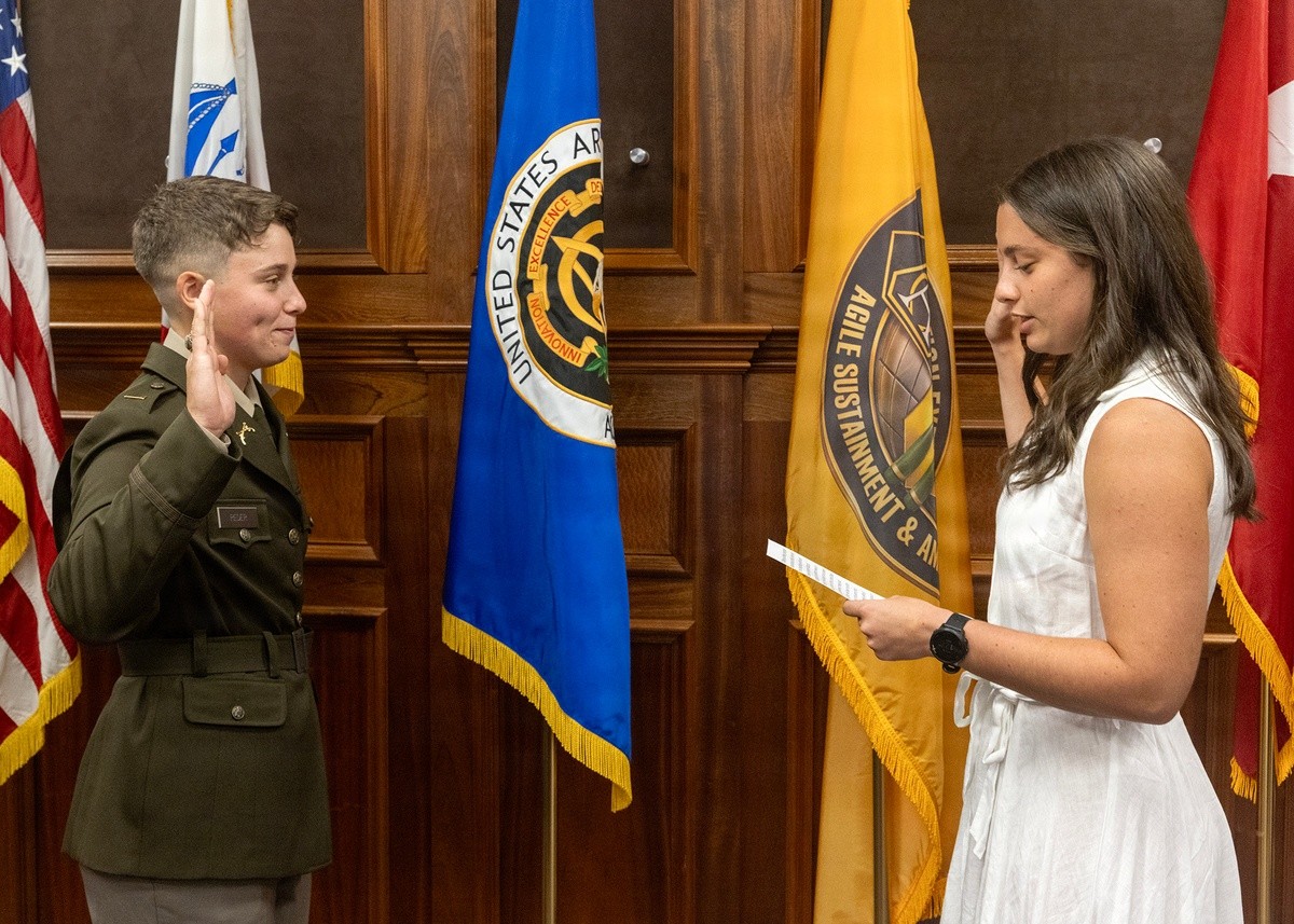 Citadel Graduate receives memorable Oath of Office ceremony at Picatinny Arsenal
