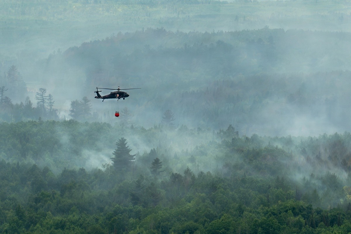 National Guard supports wildfire suppression efforts from the Midwest to West Coast