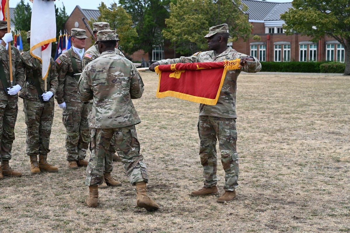 596th Transportation Brigade establishes new headquarters at JBLM, welcomes new senior enlisted leader