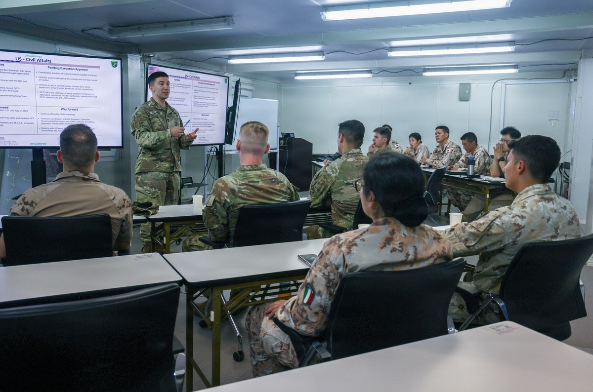 SETAF-AF’s civil affairs battalion conducts relief in place in Africa, Italy