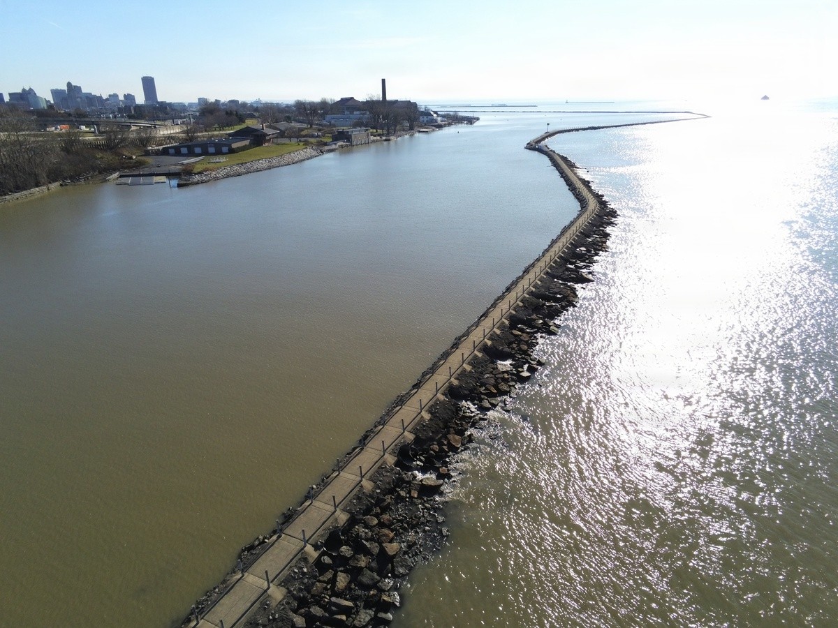 Corps of Engineers Continues Critical Repairs to Bird Island Pier