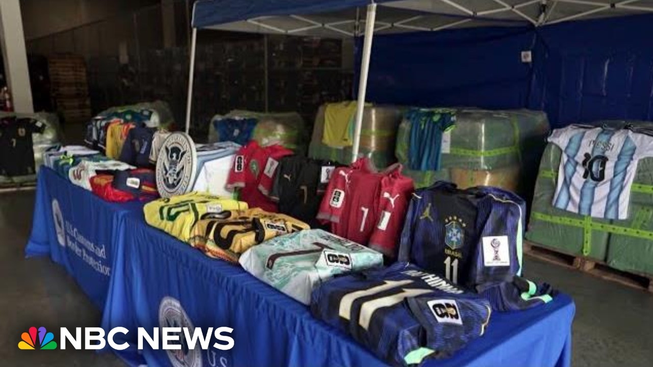 Federal agents crack down on fake World Cup merchandise trying to flood the market