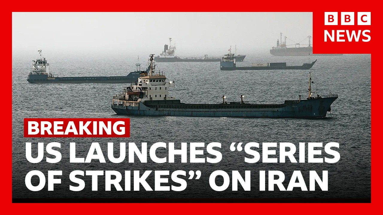 BREAKING: US launches “series of strikes” on Iran after ships attacked in strait of Hormuz |BBC News
