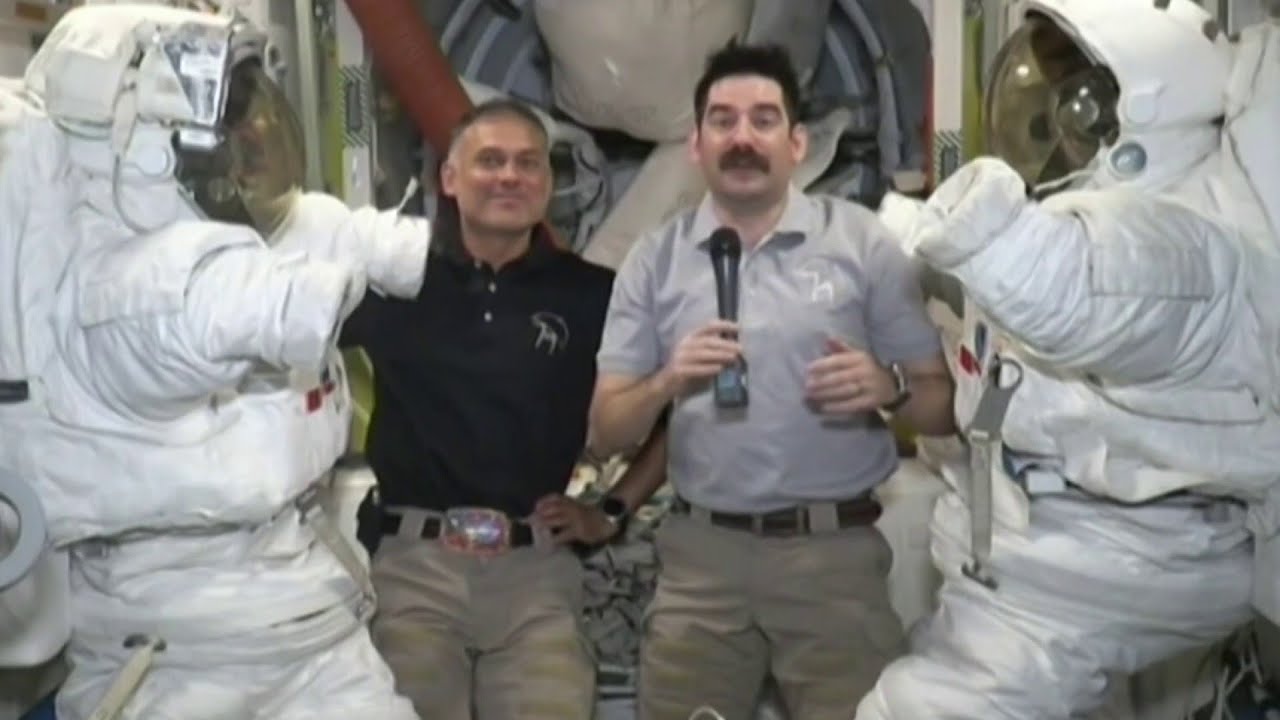 NBC News catches up with astronauts on the U.S. mission to the International Space Station