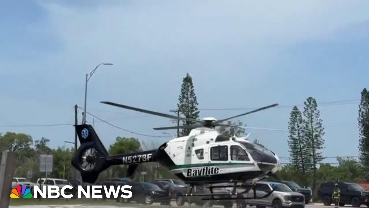Violent shootout between Florida deputies and gunman