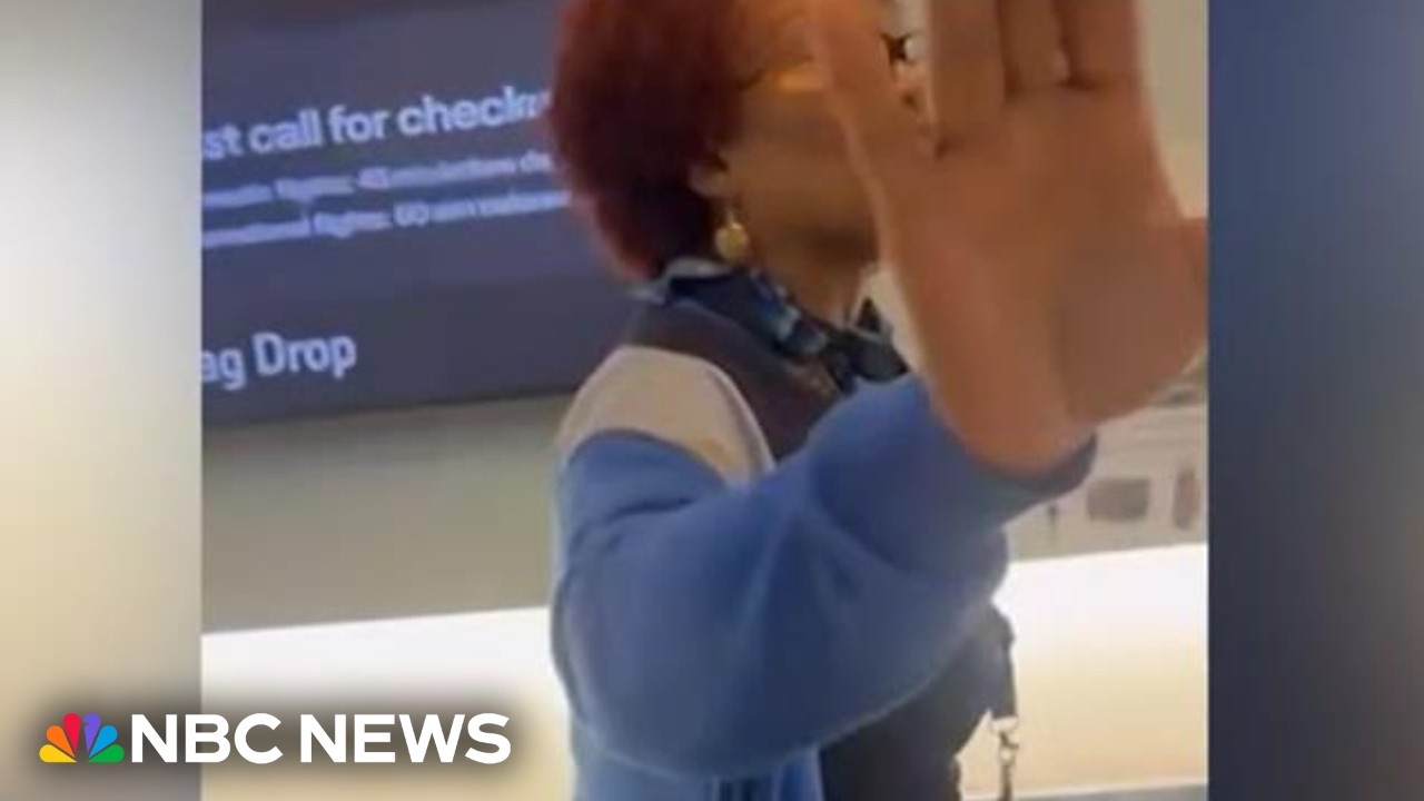 United Airlines worker threatens to call ICE on man during argument
