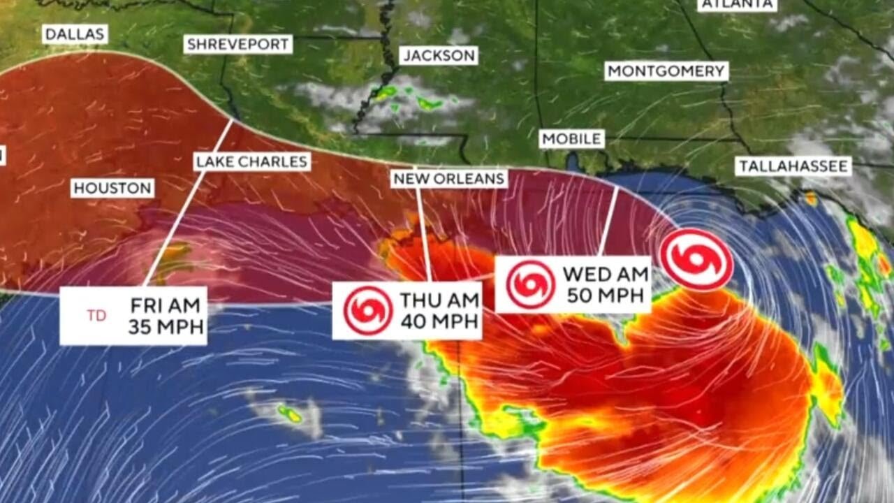 Tropical Storm Bertha threatens Gulf Coast with strong winds and rain