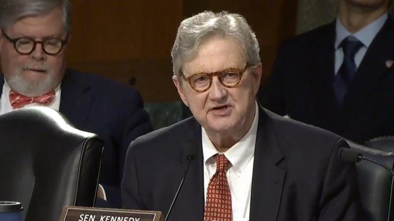 Watch: Sen. Kennedy presses Caine and Hegseth on Ukraine, Strait of Hormuz