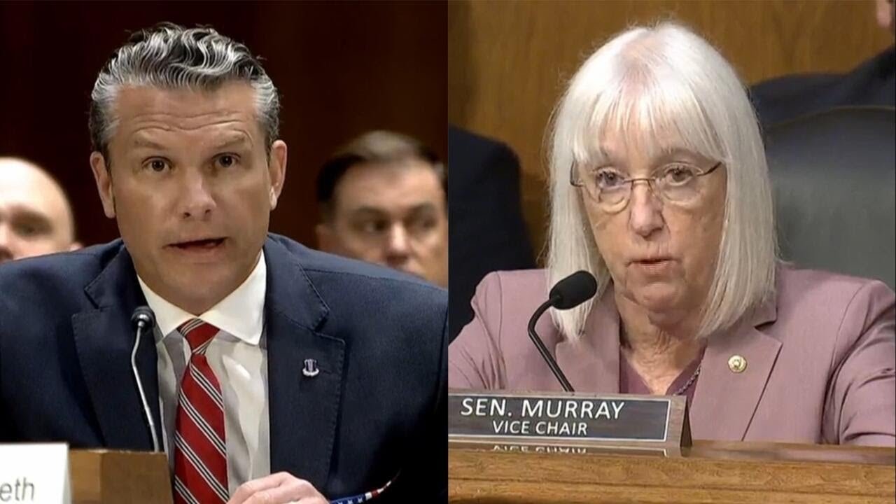 Watch: Hegseth, Sen. Murray clash over Iran war funding request