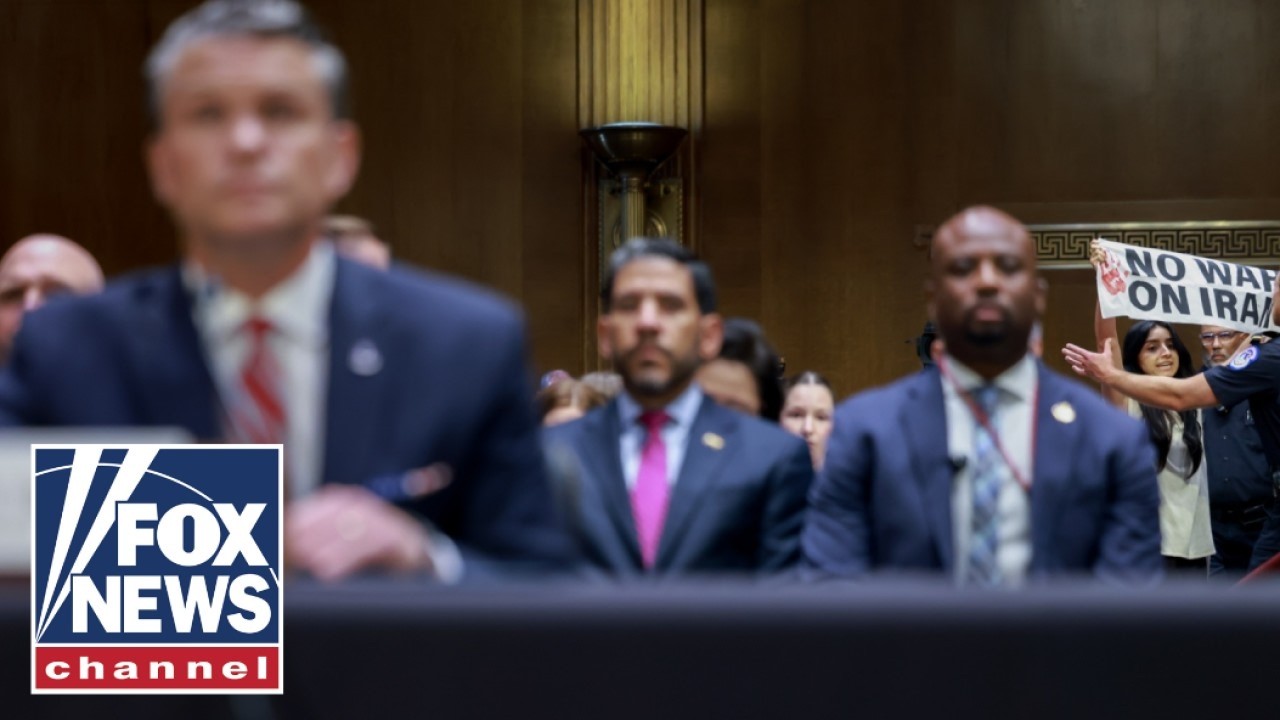 Protesters INTERRUPT Hegseth during Hill hearing