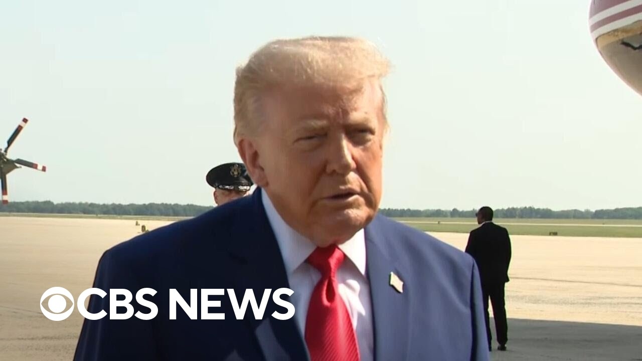 Trump says "Americans aren’t against" Iran war ahead of dignified transfer of soldiers killed