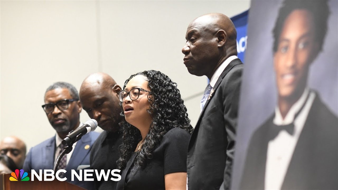 Attorney Ben Crump presents Nolan Wells’ independent autopsy results
