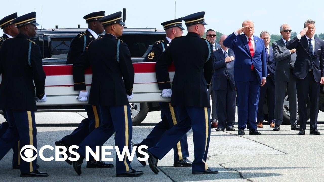 Dignified transfer for 4 U.S. troops killed in the Middle East amid Iran war