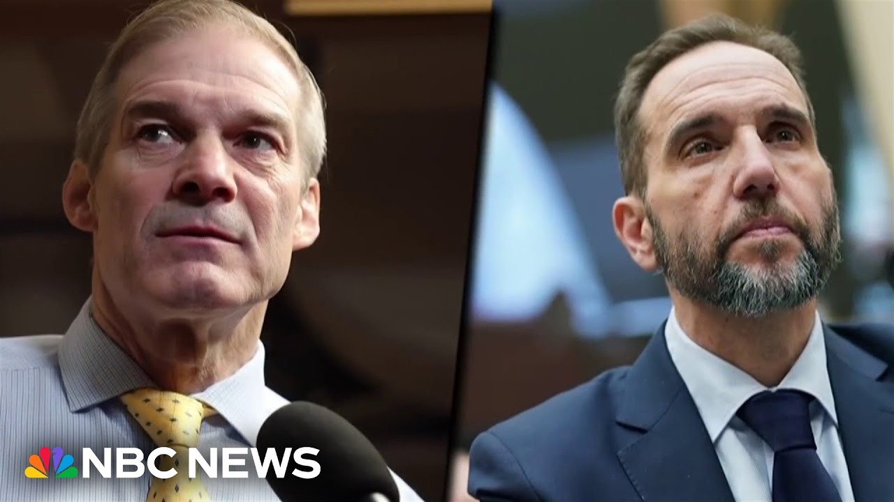 Rep. Jim Jordan formally asks DOJ to prosecute Jack Smith