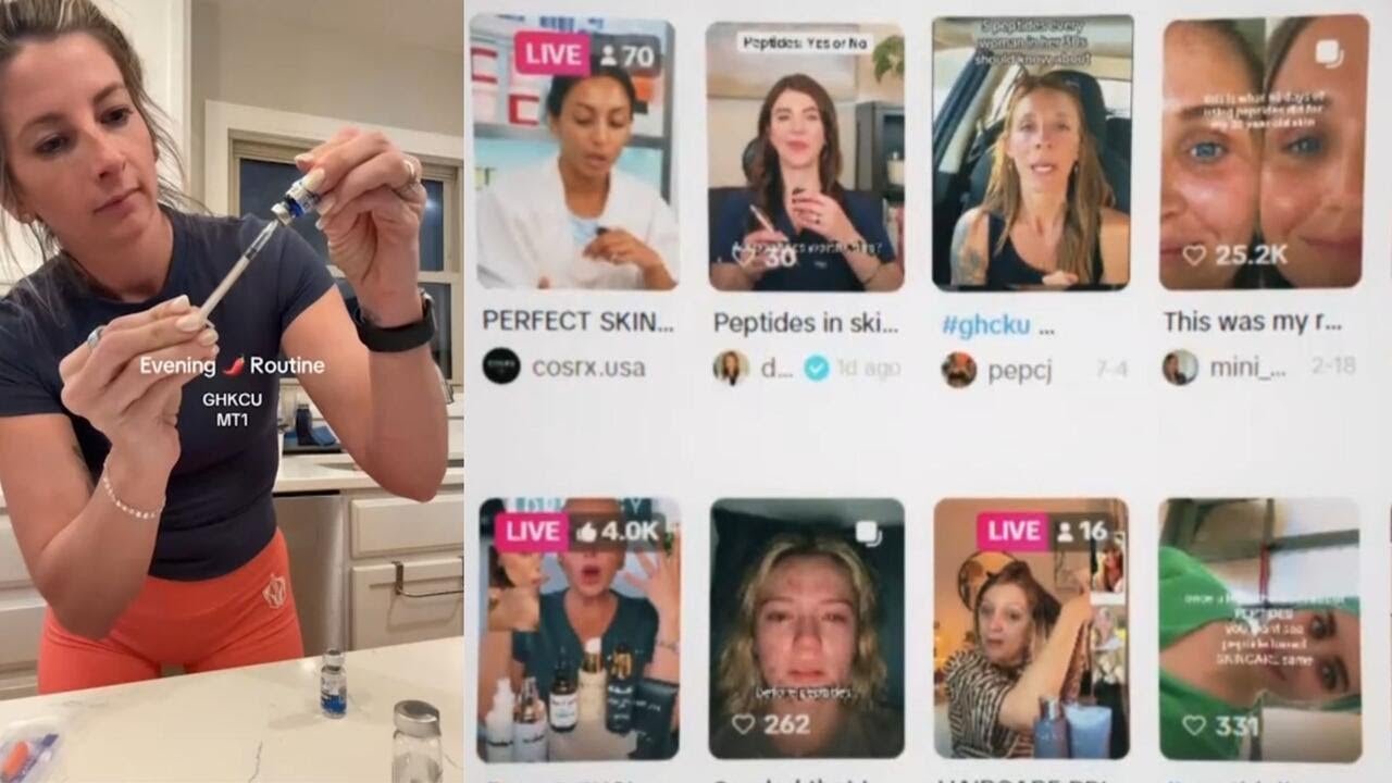 Demand for unapproved peptides soars as influencers tout unproven health benefits