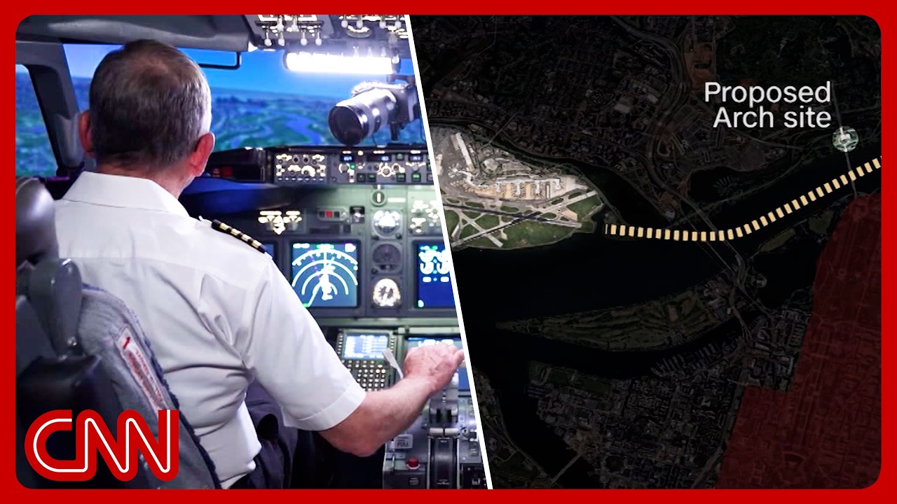 Pilot shows how Trump’s arch complicates DC landings