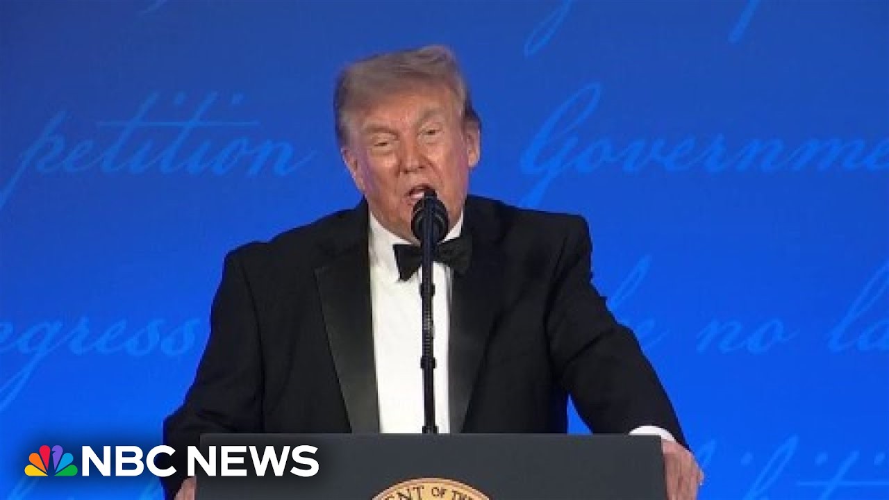 Trump says ‘a lot was learned’ from White House Correspondents’ Dinner shooting