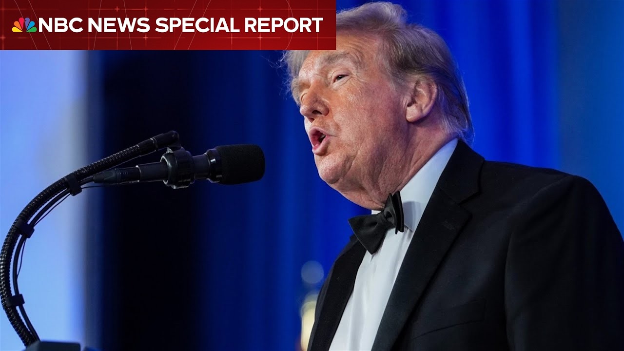 Special Report: Trump delivers speech at rescheduled White House Correspondents’ Dinner
