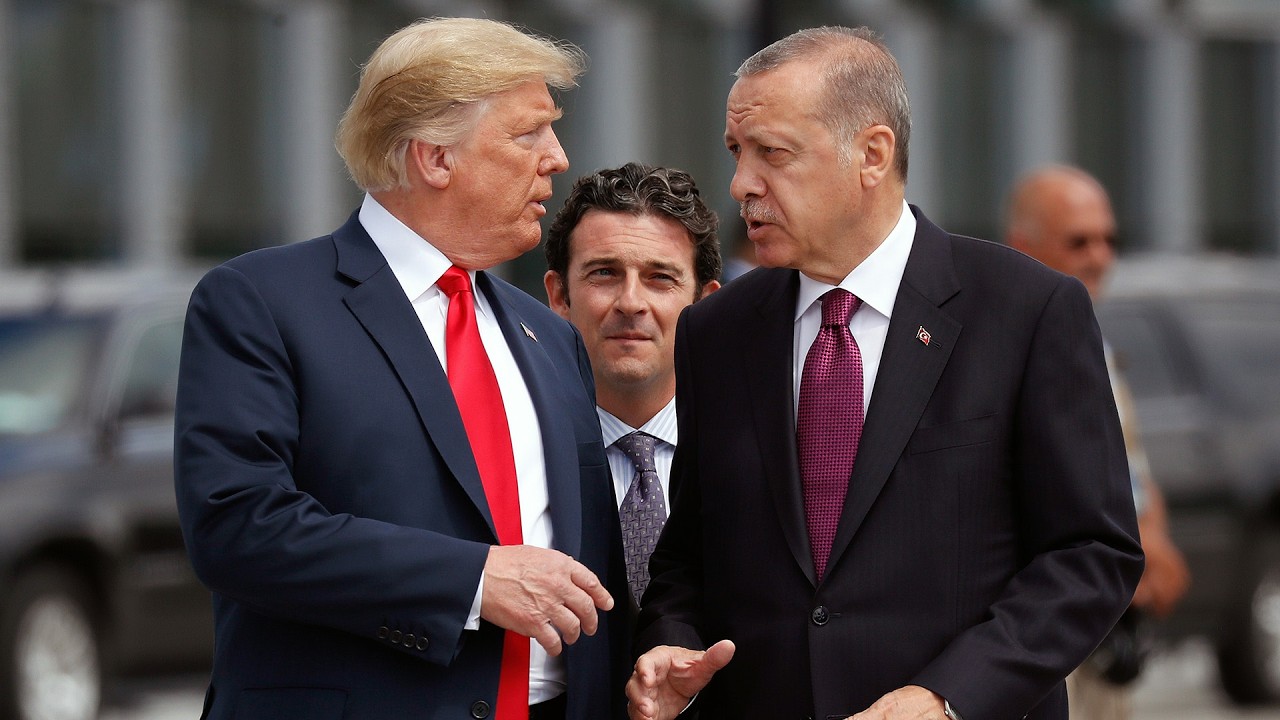 LIVE: Trump and Erdogan hold a bilateral meeting | NBC News