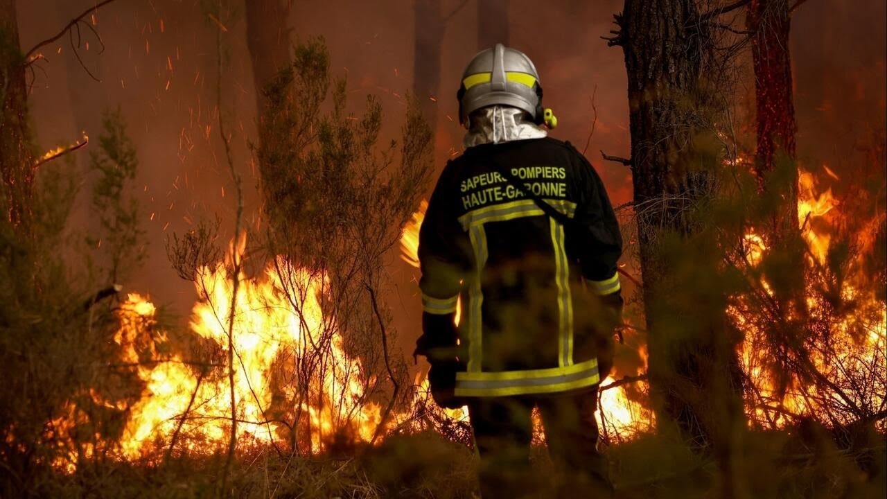 American family trapped in France as wildfires rage on in Western Europe