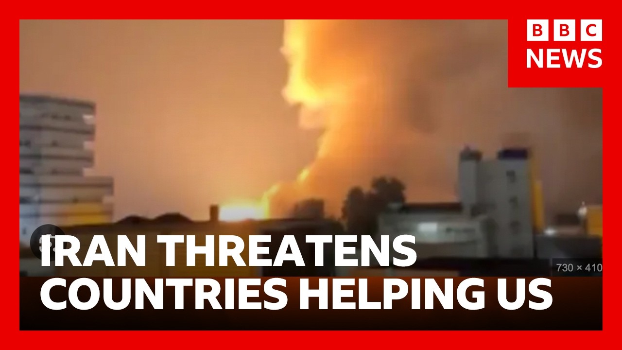 Iran threatens any country helping US as Trump says "ceasefire is over"  | BBC News