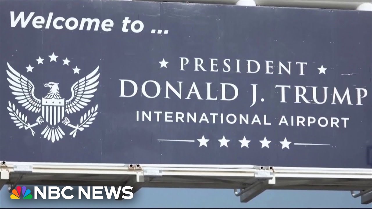 Palm Beach airport renamed after President Trump