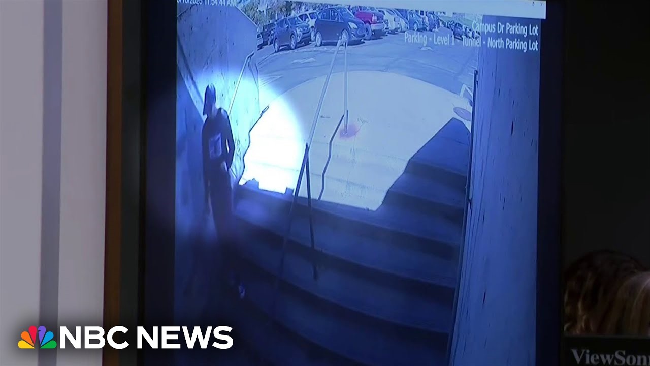 Prosecution shows new video of moments before and after Charlie Kirk’s assassination