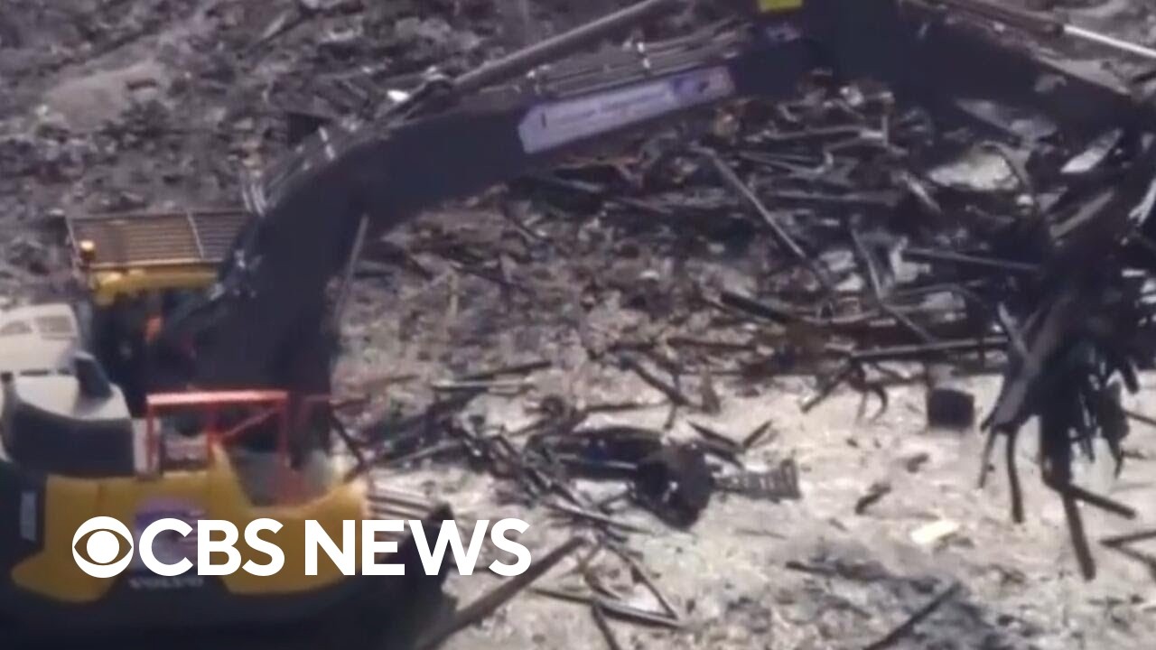 Stench from Los Angeles warehouse fire lingers in air as cleanup continues