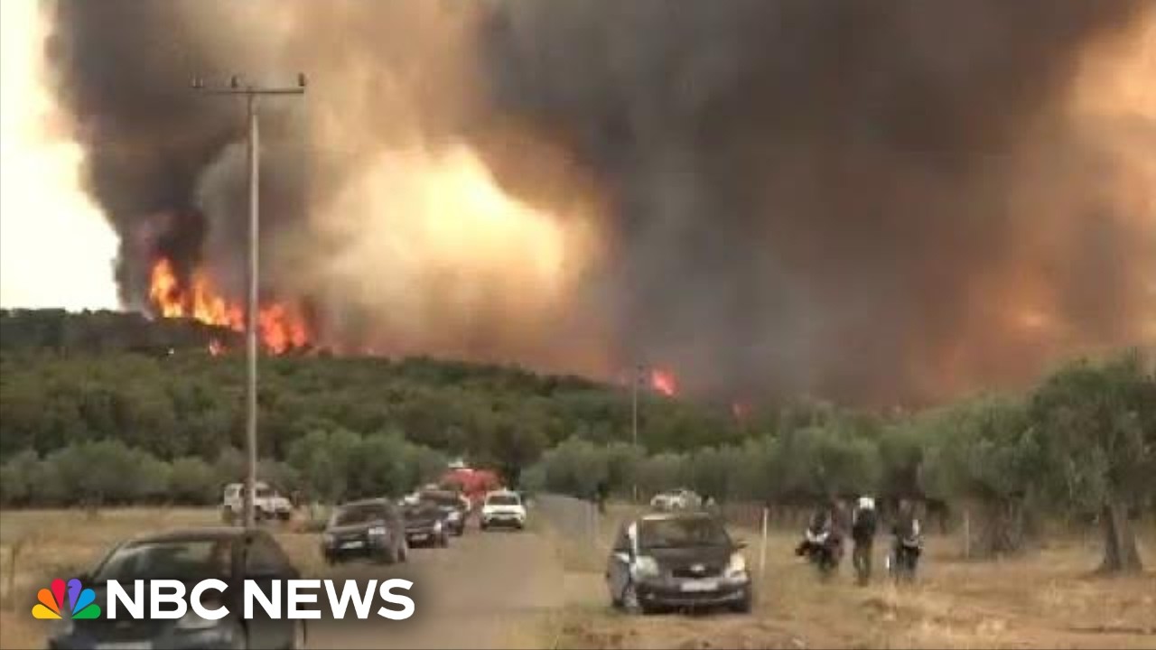 Firefighters battle blaze in France’s Fontainebleau forest amid deadly fires in Europe