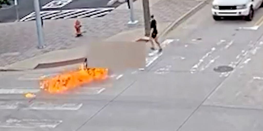 Man arrested after throwing Molotov cocktail at person in wheelchair near OKC police hq